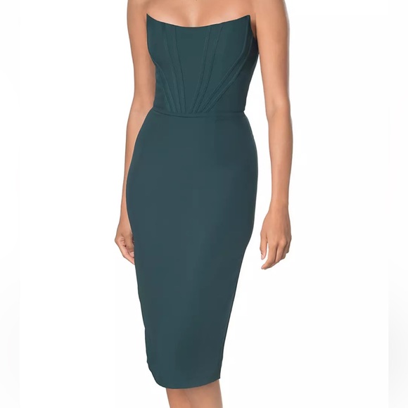 Dress the Population Dresses & Skirts - Dress the Population Cosette Strapless Body-Con Midi-Dress